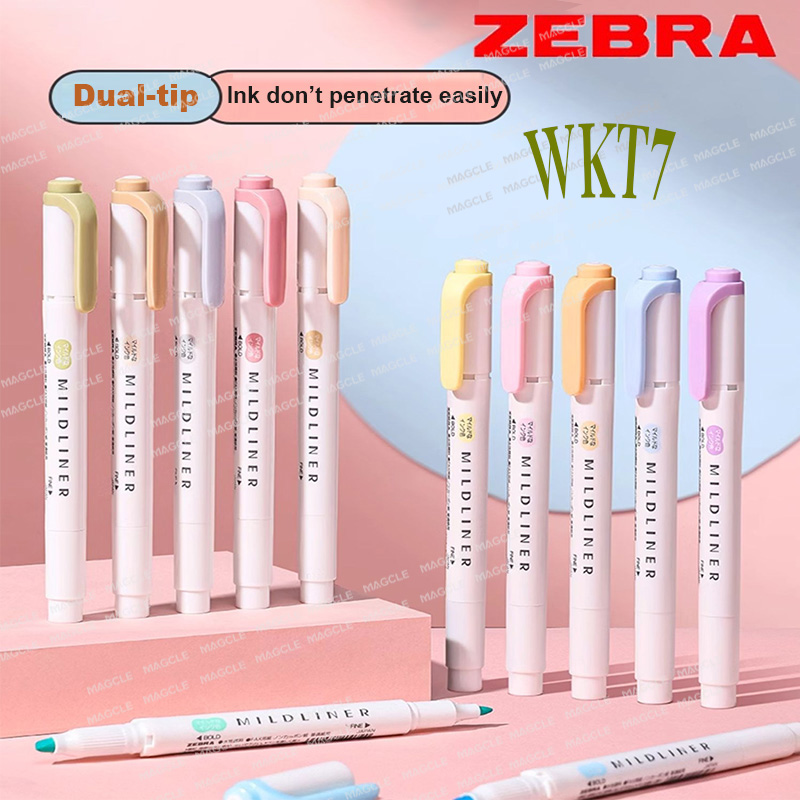 Zebra Pen Mildliner - Zebra 1pcs Markeerstift WKT7 MILD LINER