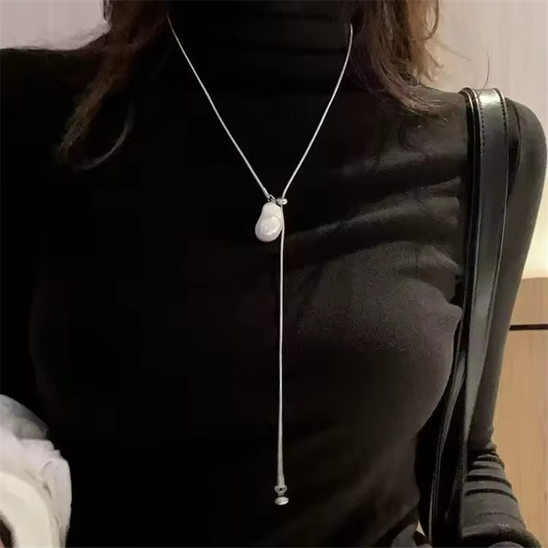 Barokke parels hanger roestvri - Pearl Trim Chain recensie en prijs