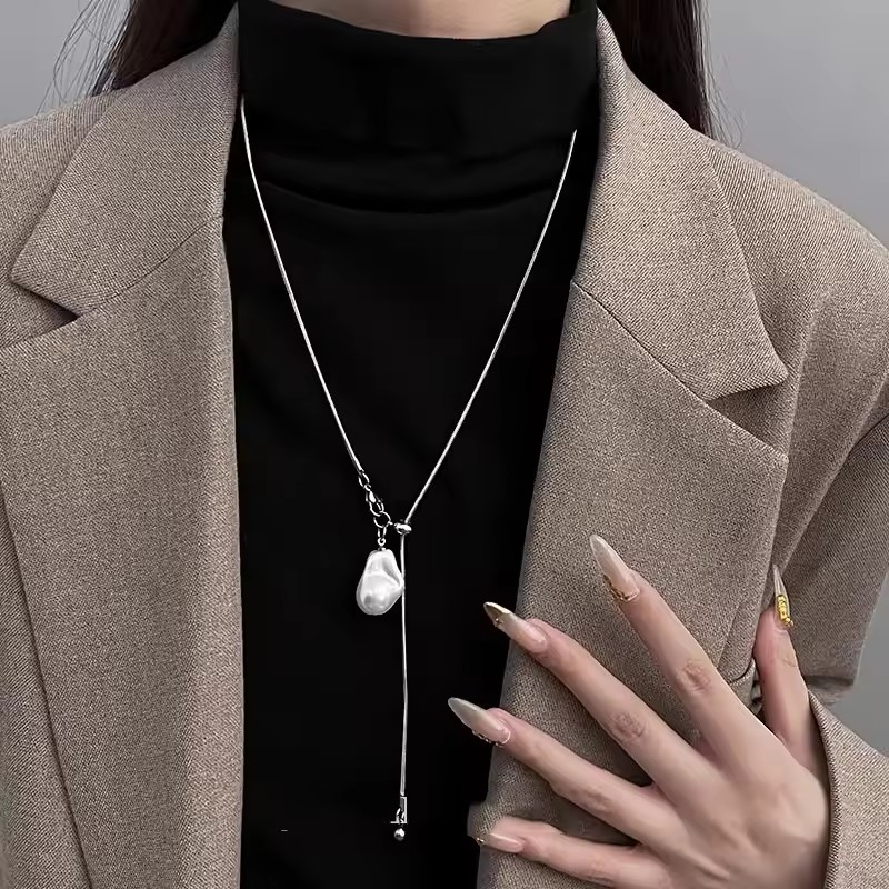 Barokke parels hanger roestvri - Pearl Trim Chain recensie en prijs