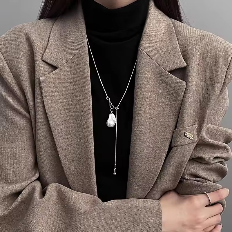 Barokke parels hanger roestvri - Pearl Trim Chain recensie en prijs