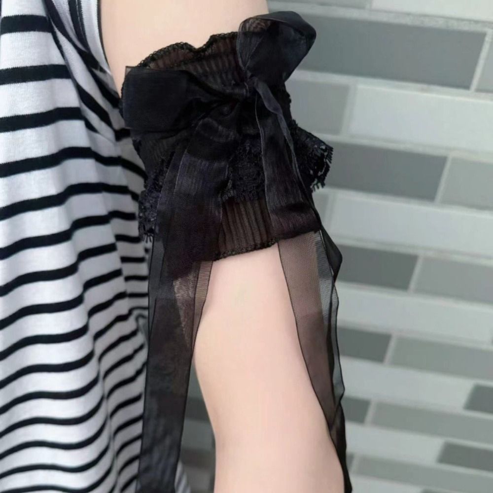 Mode Kant Lolita Armmanchetten - Lace Ribbon Trim recensie en prijs