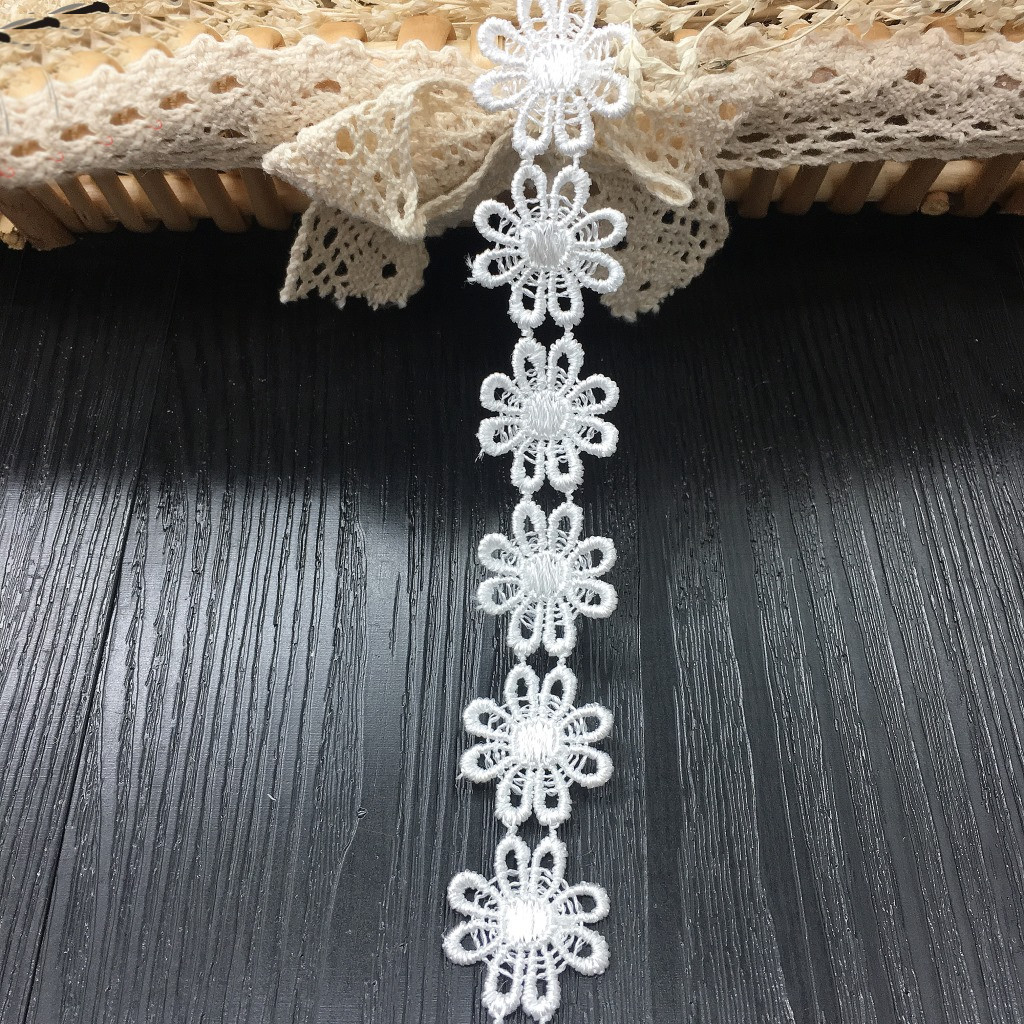 Leuke holle bloemen kledingstu - Lace Ribbon Trim recensie en prijs