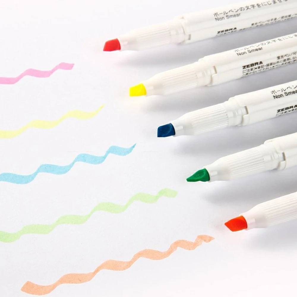 4 Stuks Japan Zebra Markeersti - Zebra Pen Mildliner recensie en prijs