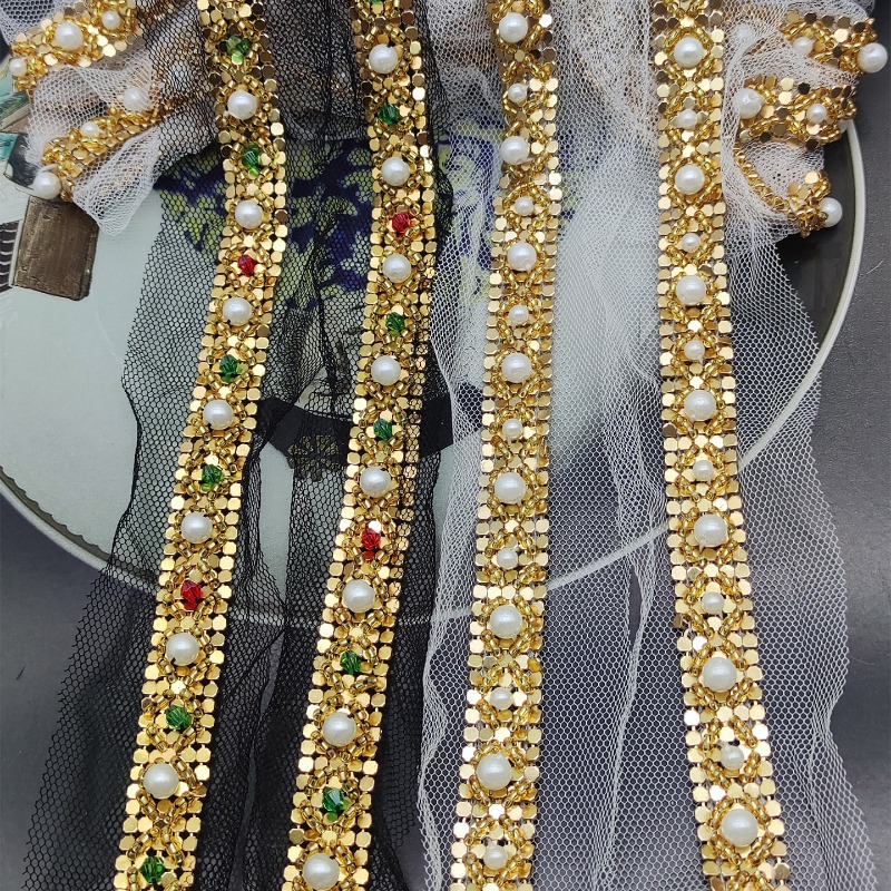 Nieuwe handgemaakte gouden kan - Lace Ribbon Trim recensie en prijs