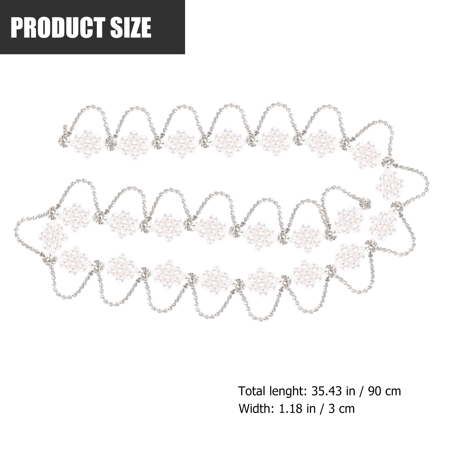 Premium strass-parelkettingbie - Pearl Trim Chain recensie en prijs