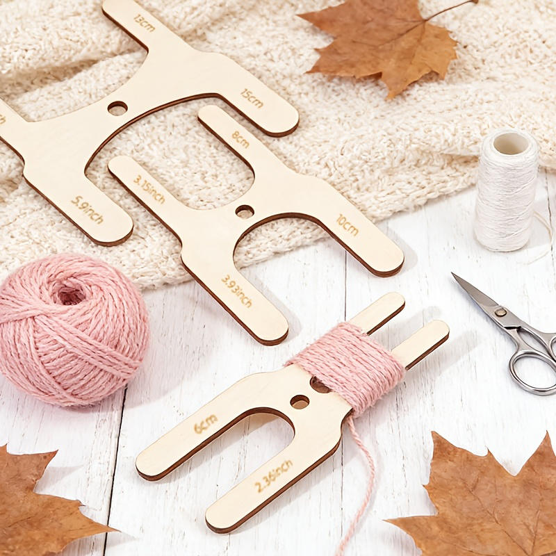 4-delige houten pomponmakerset - Pom Pom Maker Tool recensie en prijs