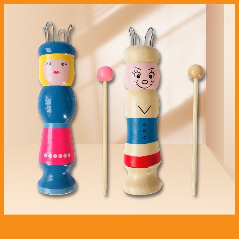 Houten poppen Franse breinaald - Pom Pom Maker Tool recensie en prijs